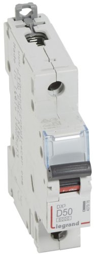 Выключатель автоматический Legrand DX3-E 6000 1п 50А D 10кА картинка